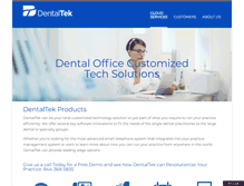 Tablet Screenshot of dentaltek.com
